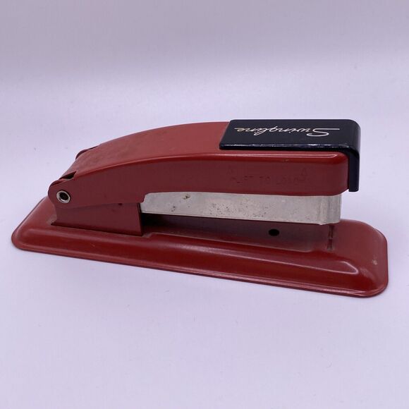 Vintage Swingline Red Cub Stapler Made In Long Island, NY Works-2915753 - Picture 3 of 9